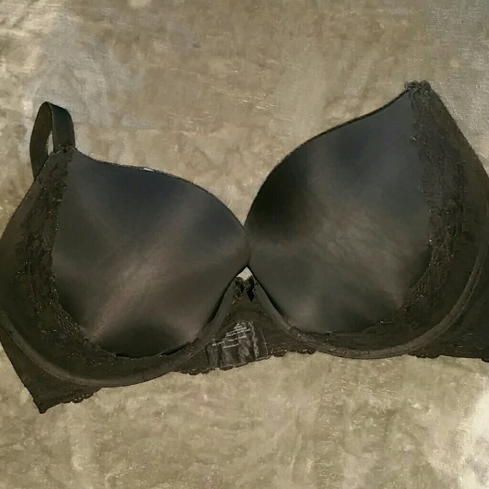 Torrid Black Push-Up Plunge bra