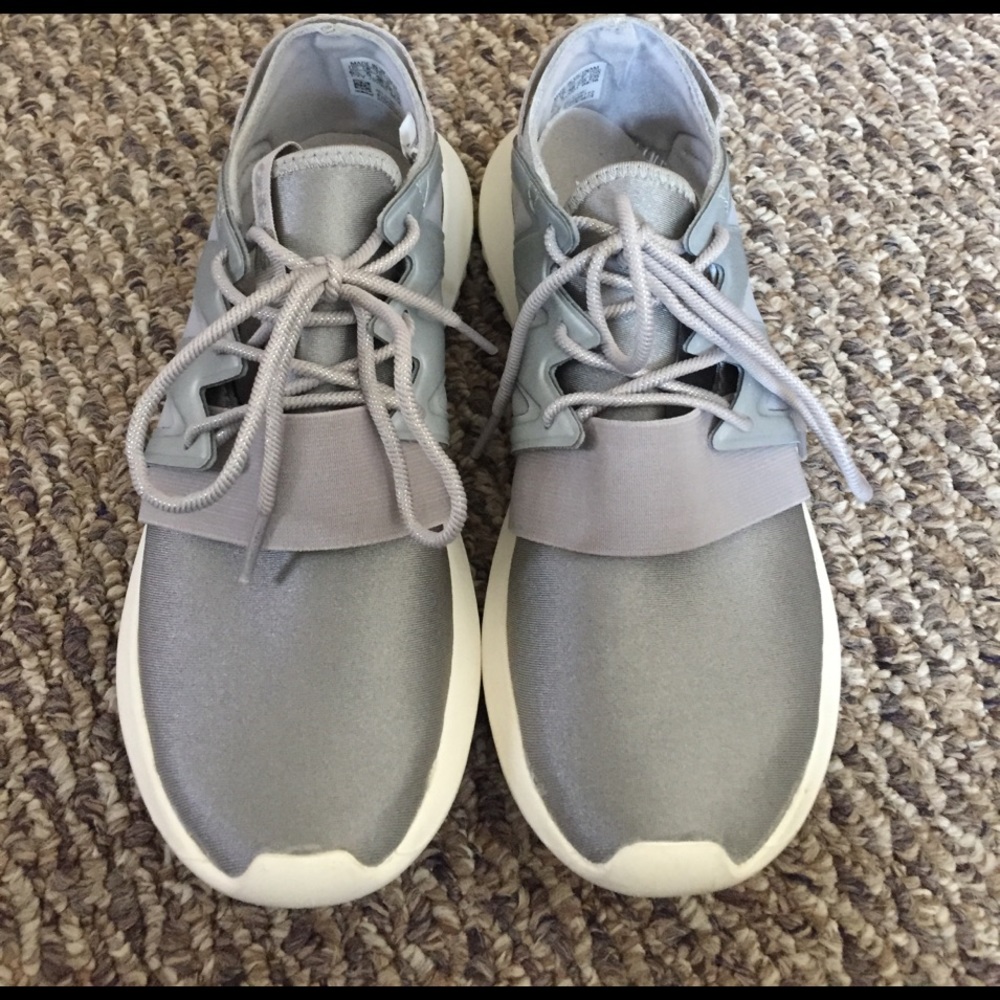 ADIDAS Grey Tubular Viral Sneakers