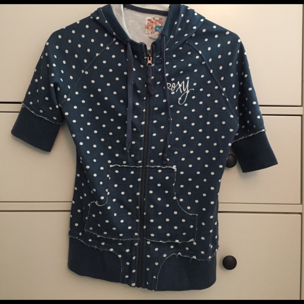 Roxy polka dot hoodie
