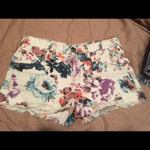 Free people floral shorts