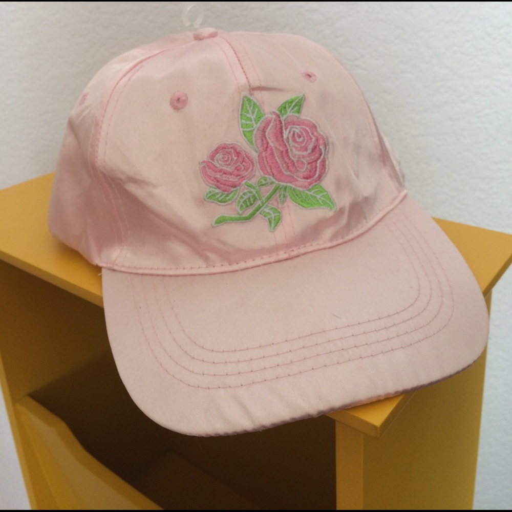 Pink Satin Hat