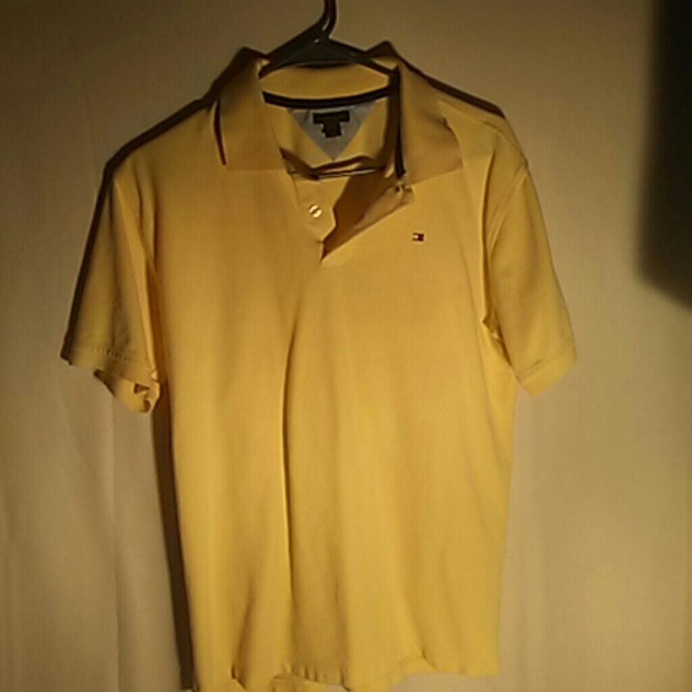 Tommy hilfiger xl yellow polo clean
