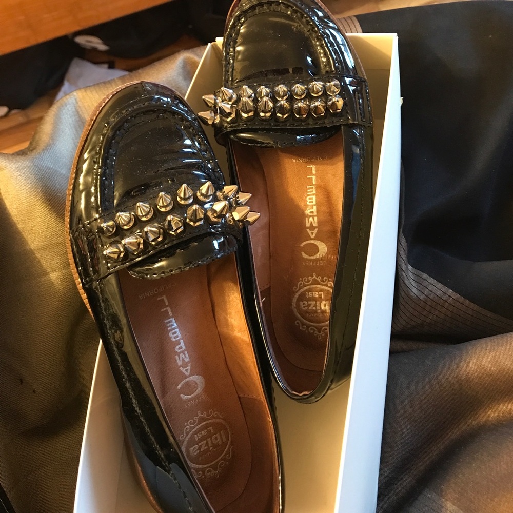 Patent leather Jeffrey Campbell flats