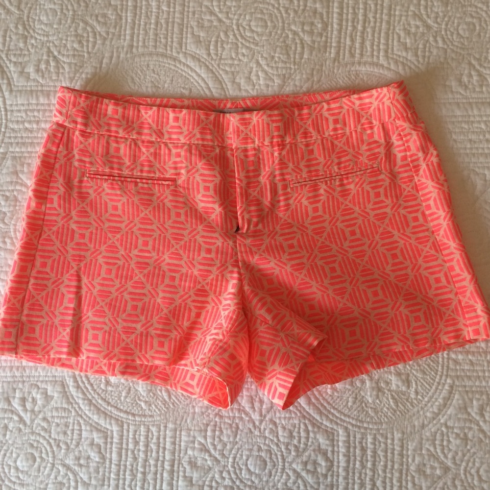 Geo print jacquard shorts