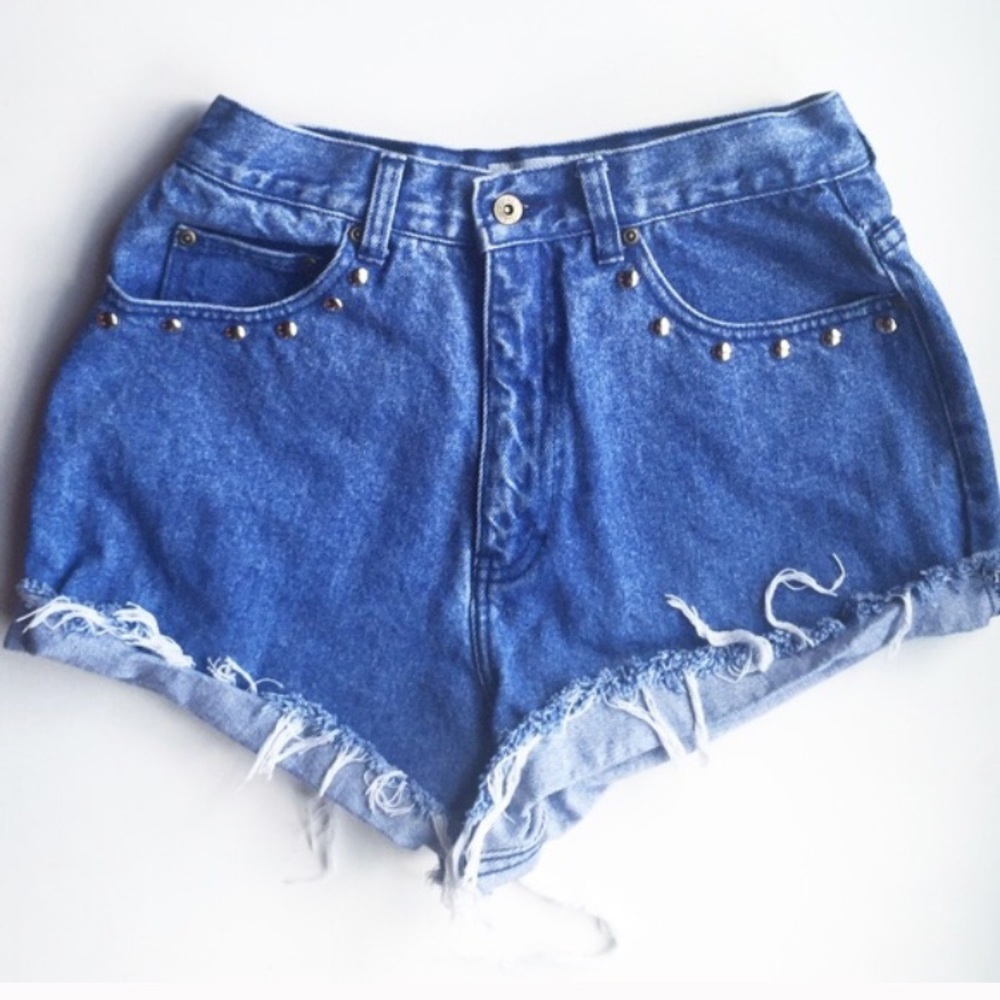 Vintage High-Waisted Shorts