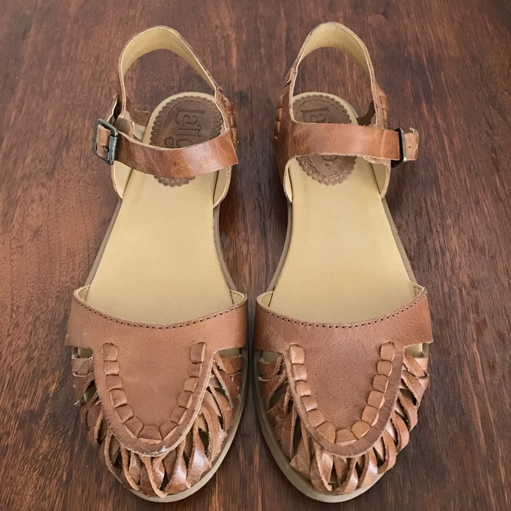 Latigo huarache-style flat sandals