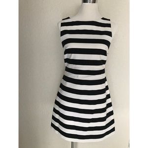 Alice + Olivia black and white mod dress
