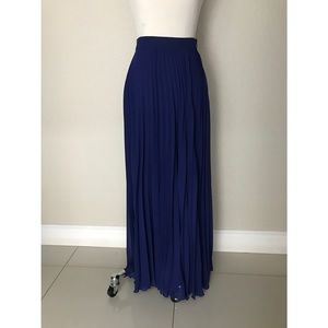 ASOS cobalt blue pleated skirt
