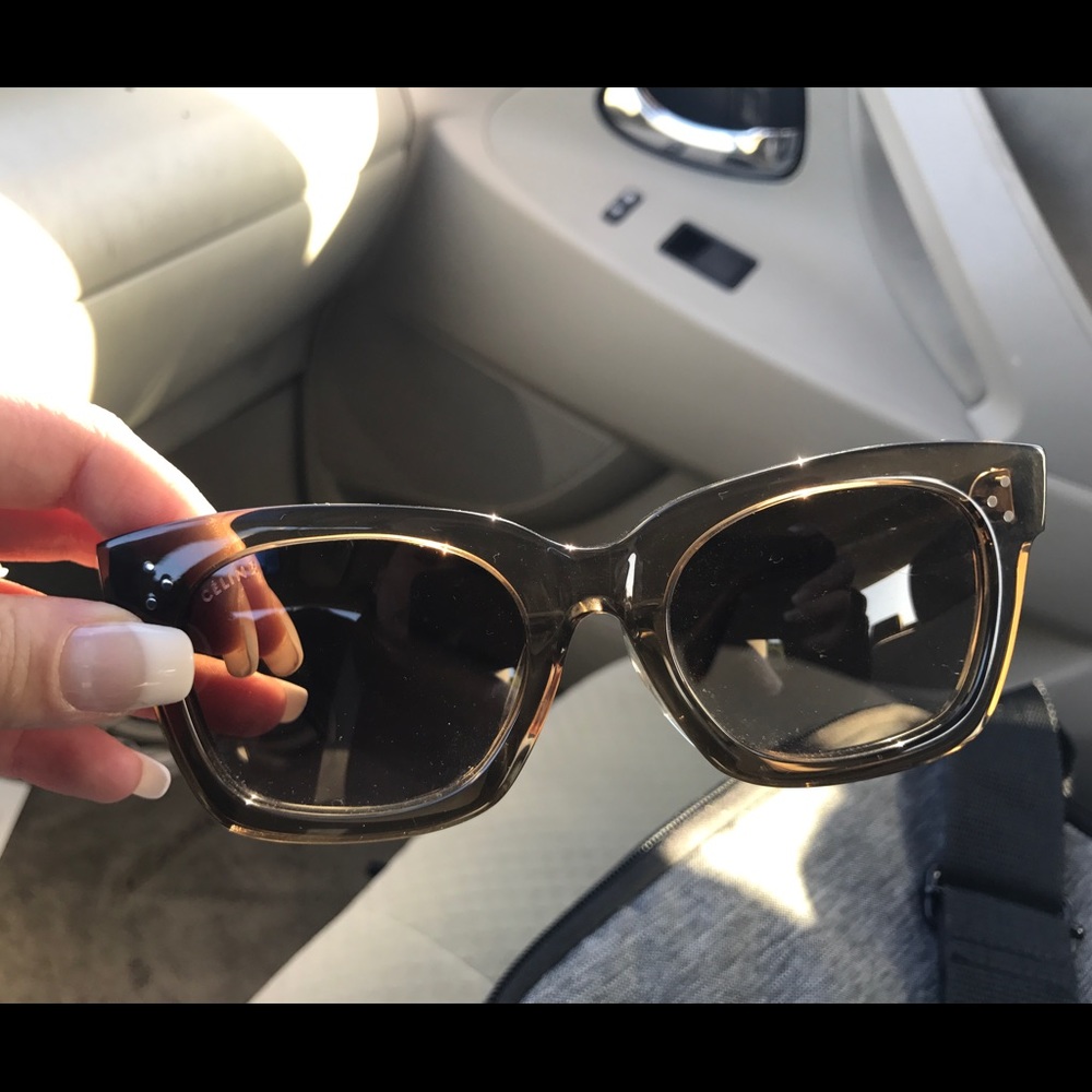 Celine sunglasses! Beige in almost new condition!
