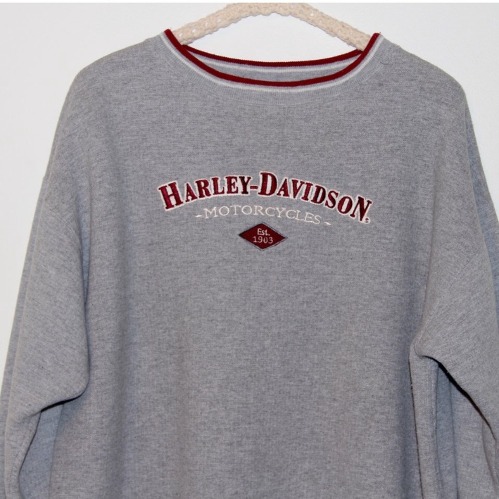 Harley-Davidson Logo Sweatshirt in grey