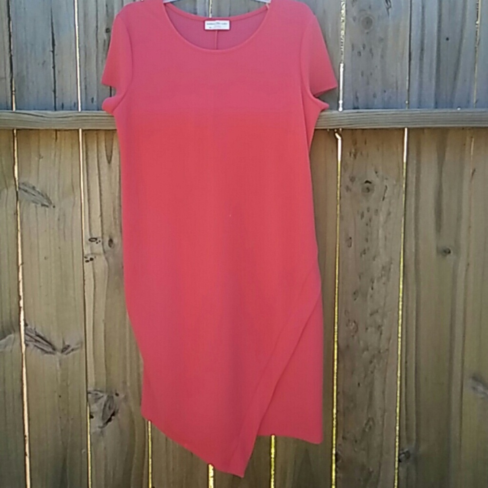 Coral dress
