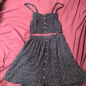Two piece, skirt and tank