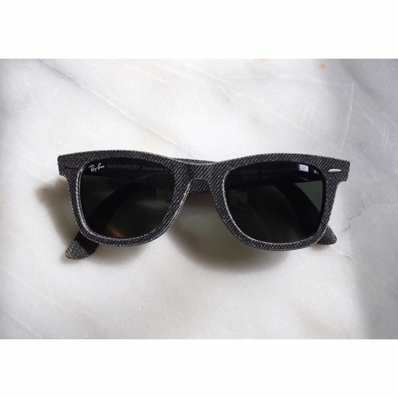 Ray-Ban Accessories - Brand New Authentic Denim Ray Ban Wayfarers