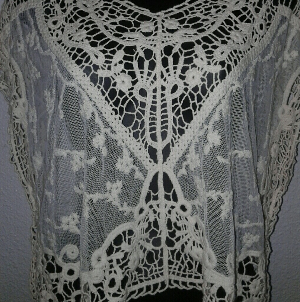 Over the top lace shirt