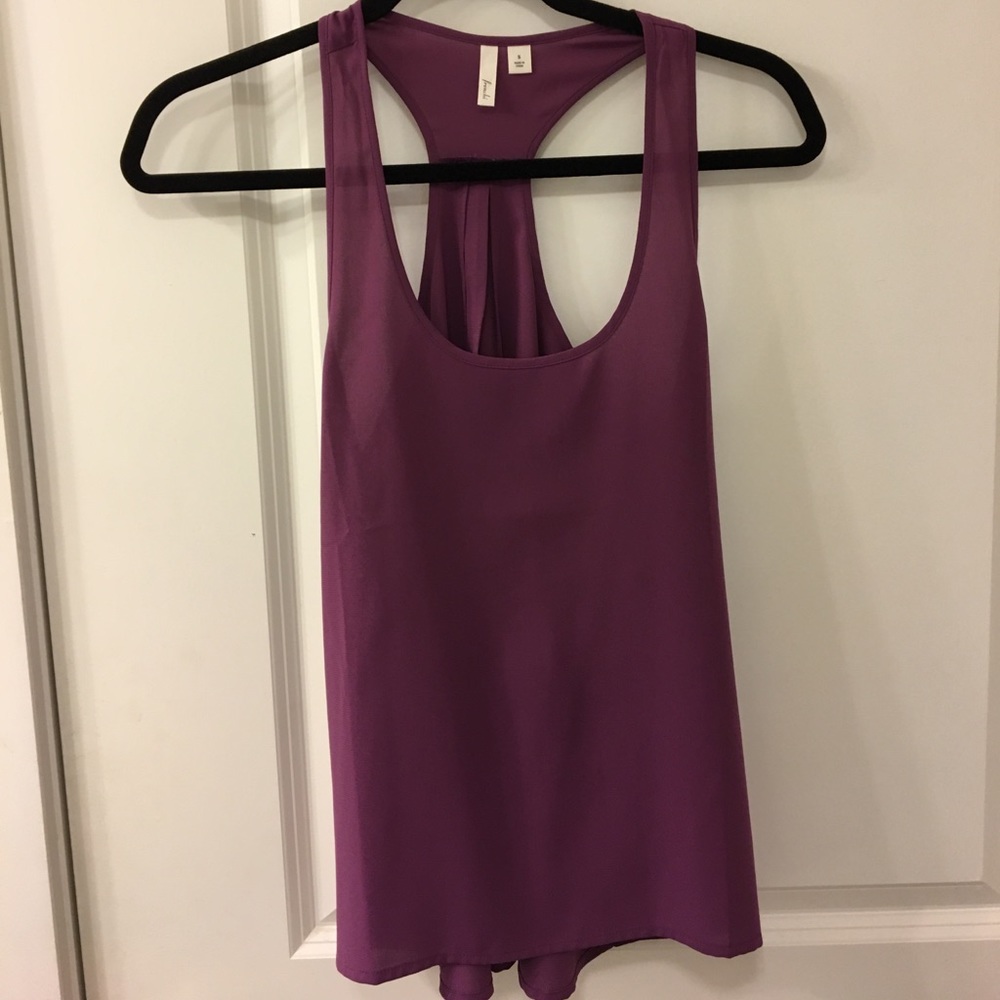 Plum/ eggplant colored blouse