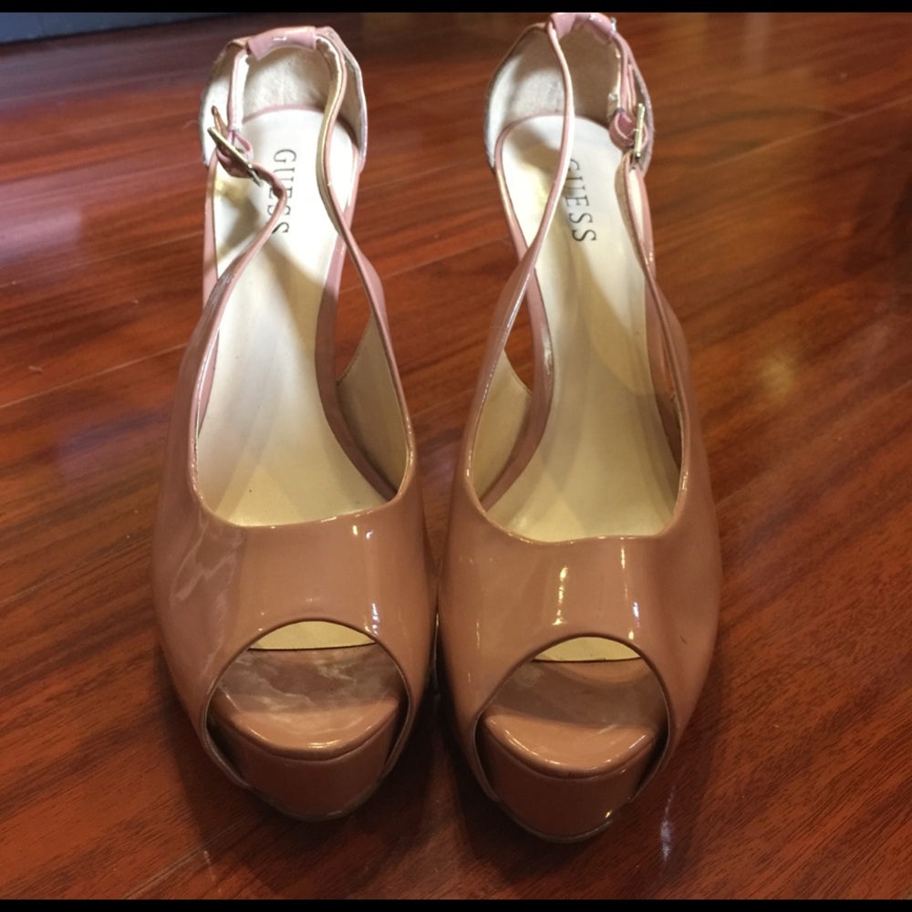 Peach Guess heels