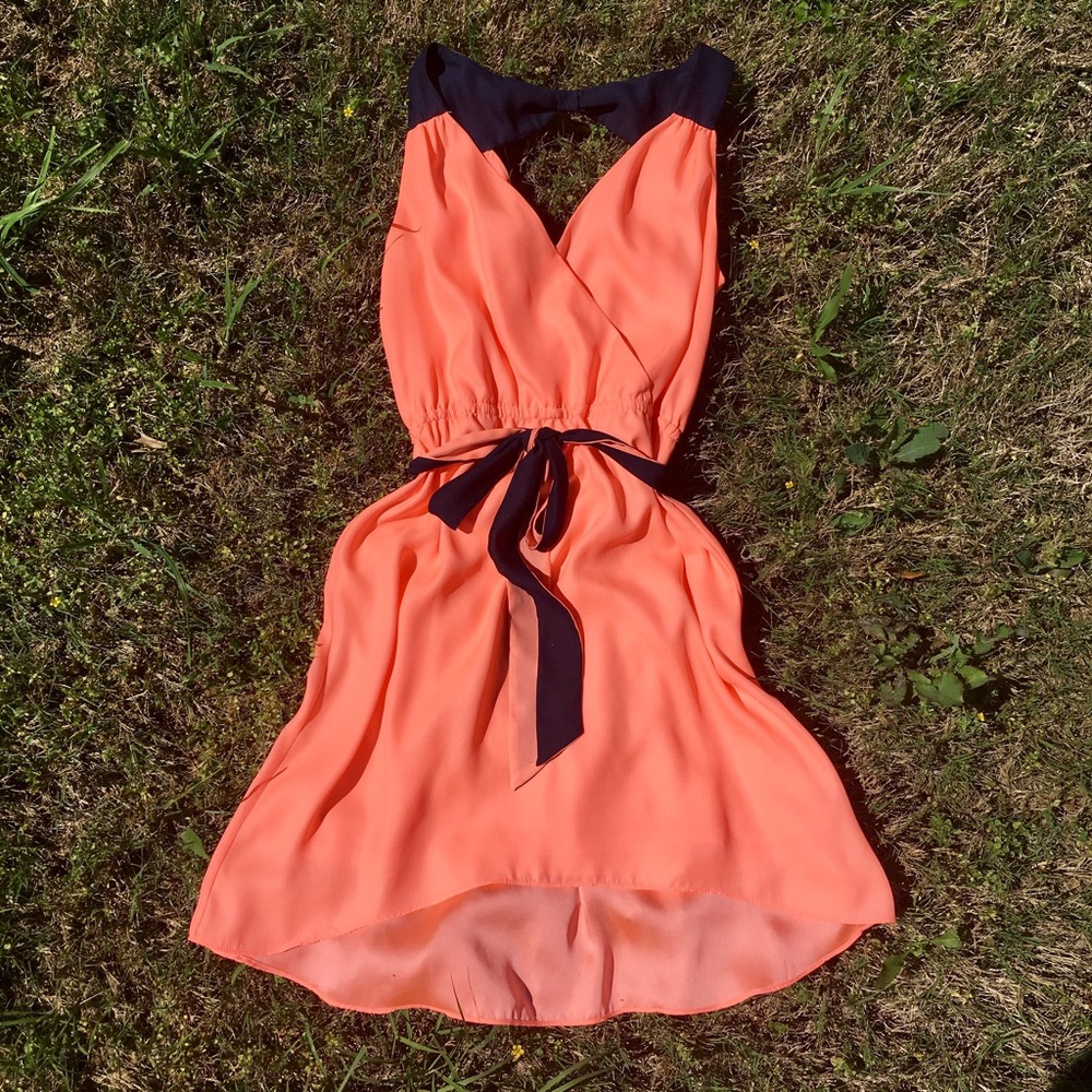 Coral Cocktail Dress