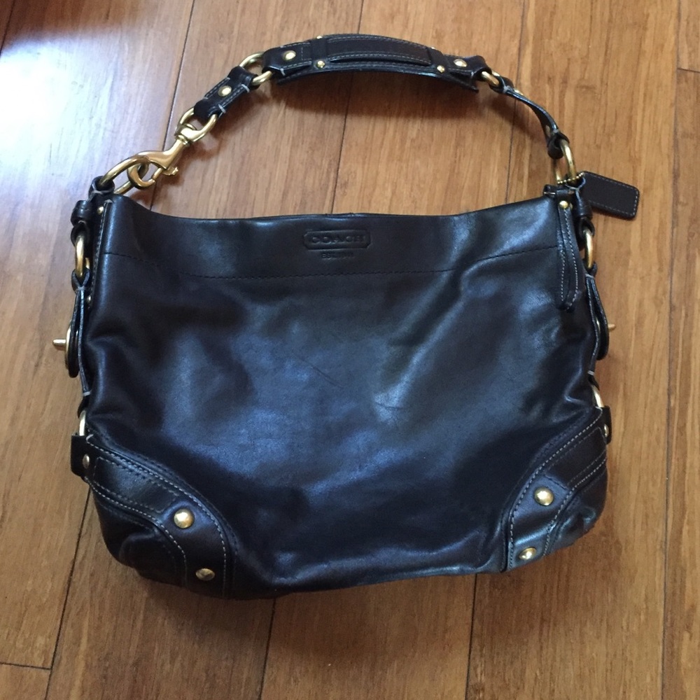 Coach bag leather