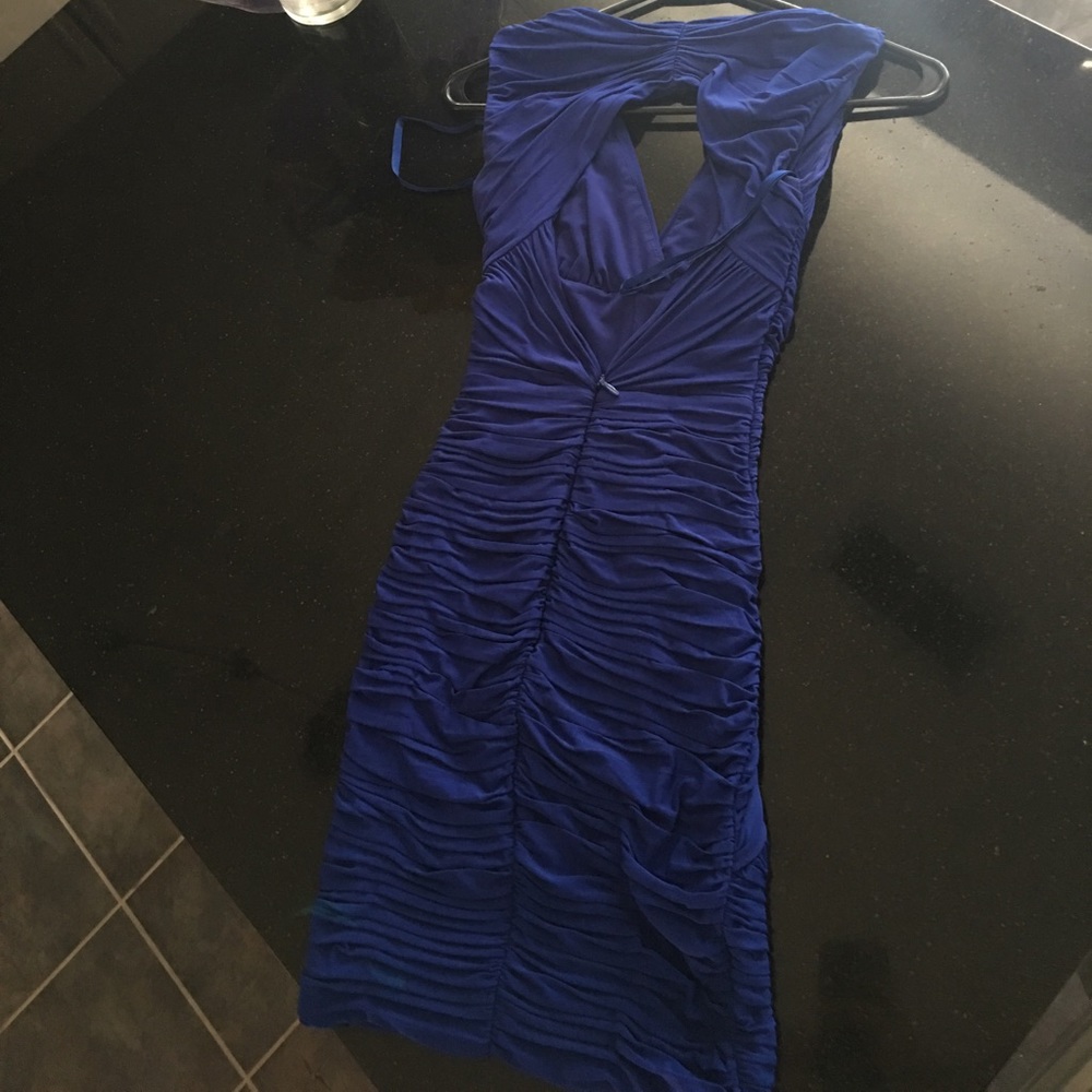BCBG blue dress