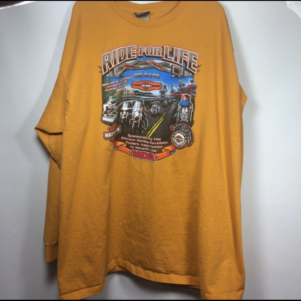 Men's size 3x long sleeve shirt Harley Davidson