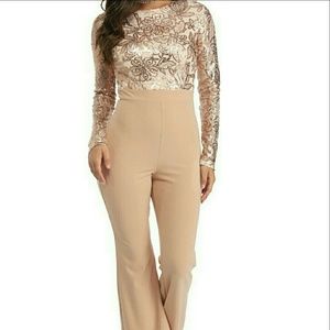 Windsor Gold/Taupe Sequined Jumper