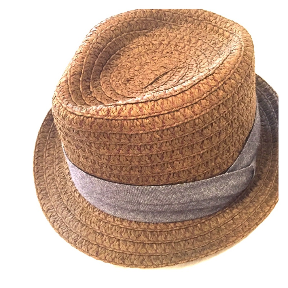 J Crew Straw Fedora Hat