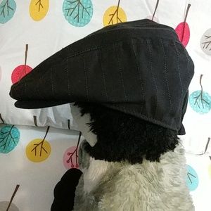 Baby Old Navy page boy cap retro pinstripe xs