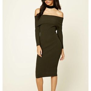 Off-The-Shoulder Bodycon Dress