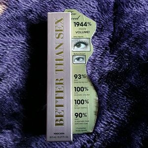 Too Faced Better Than Sex Mascara 0.27oz/8mL - NEW