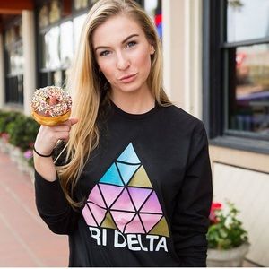 Tri delta long sleeve shirt (Delta Delta Delta)