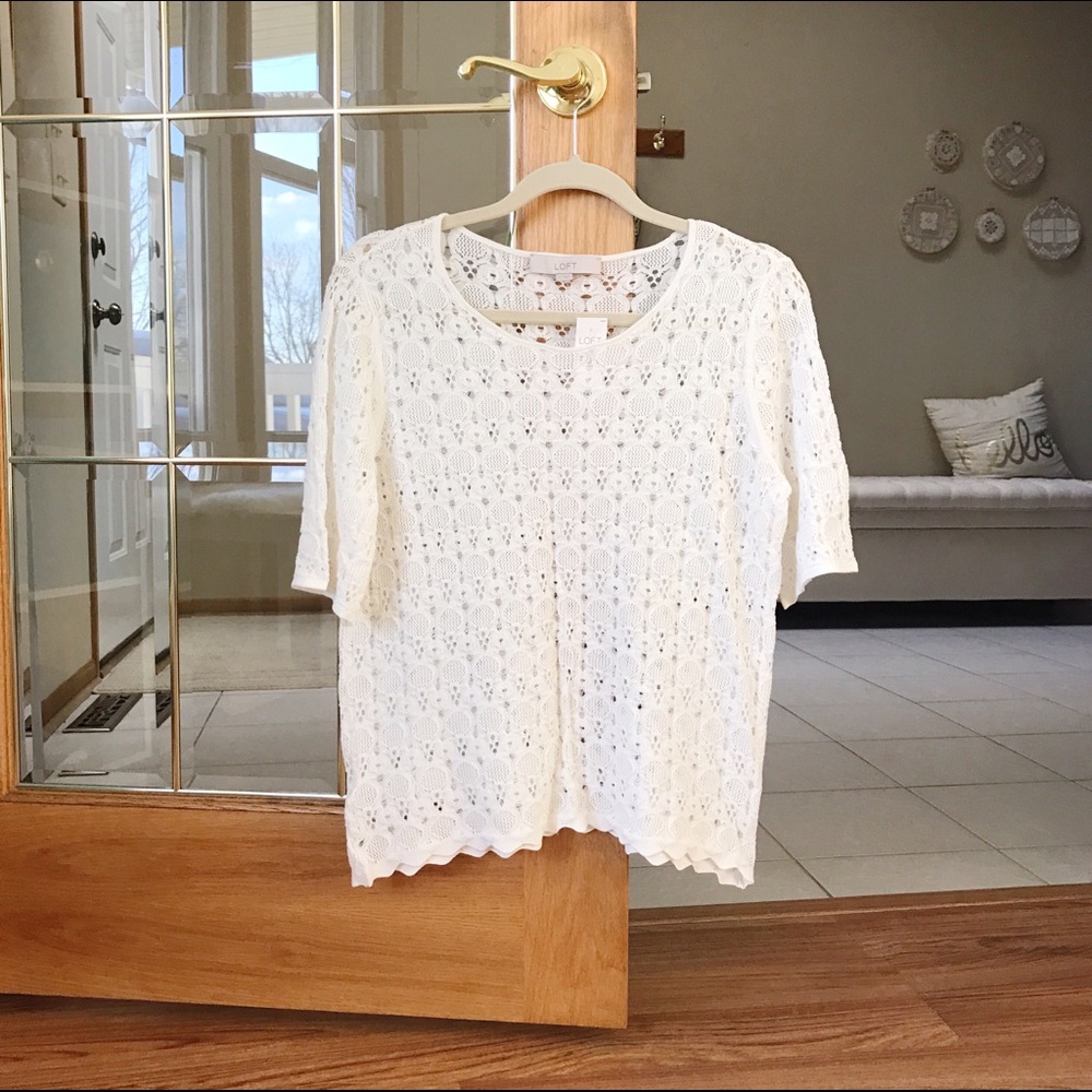 Loft Eyelet Top