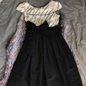 JAX formal dress black and white