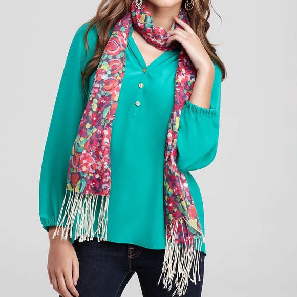 Lilly Pulitzer Tops - Lilly Pulitzer - Elsa top in blue/green