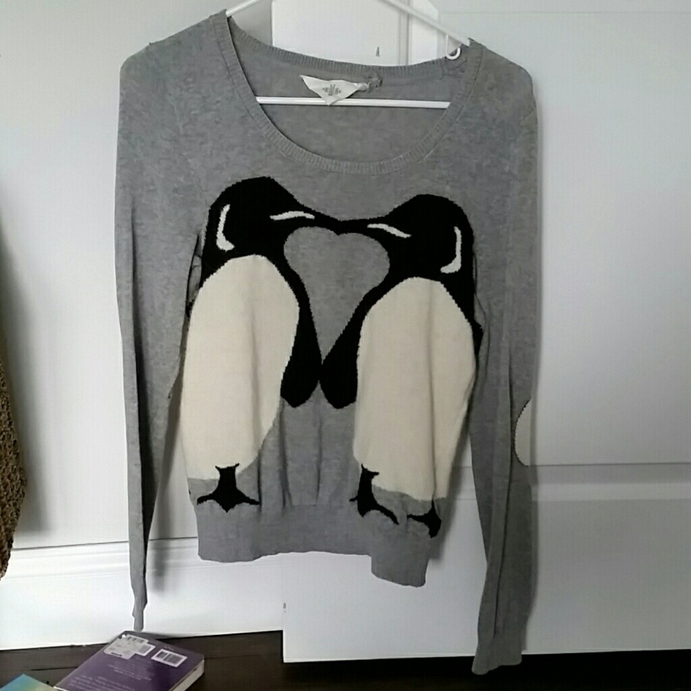 Anthropologie penguin sweater