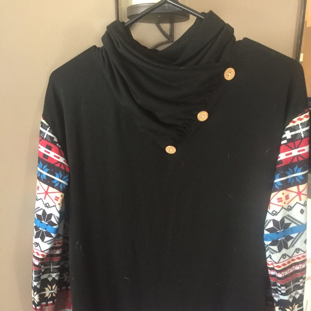 Black long sleeve shirt