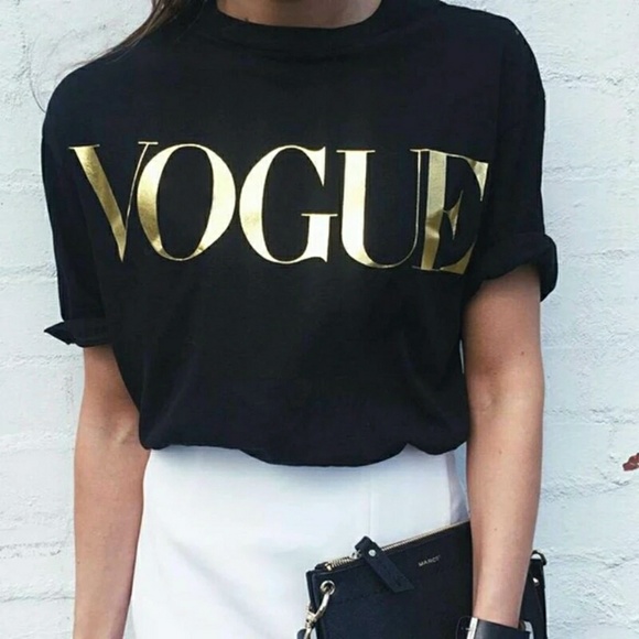 👄💄 VOGUE SHORT SLEEVE TEE💄👄 - Picture 5 of 5