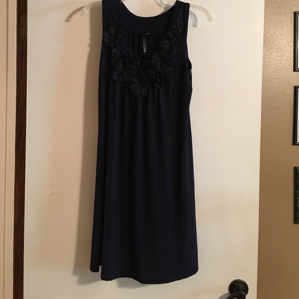 Navy sleeveless dress