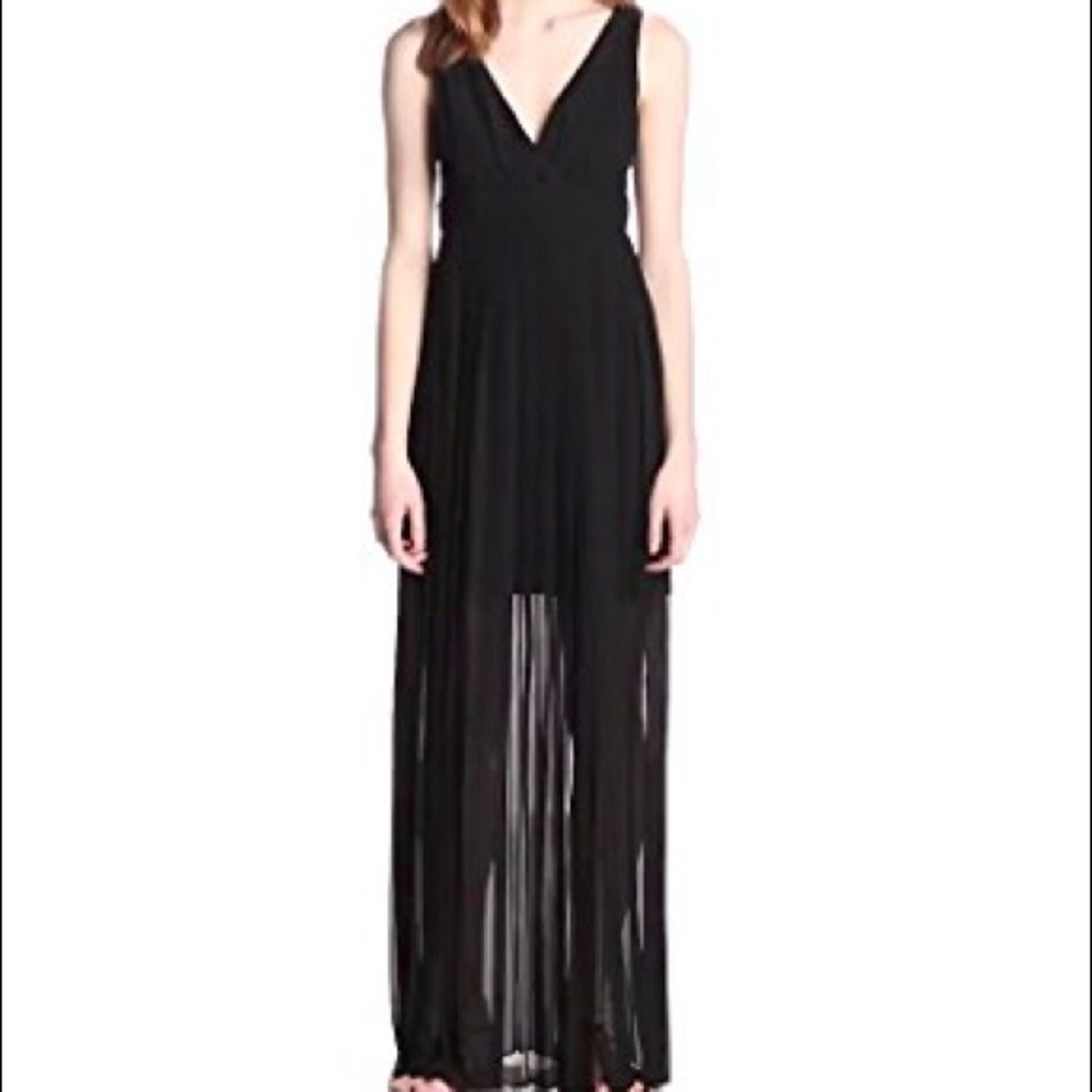 BCBGeneration Cross Back Maxi Dress