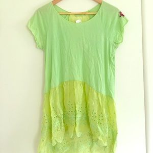 Neiman Marcus Green Tunic