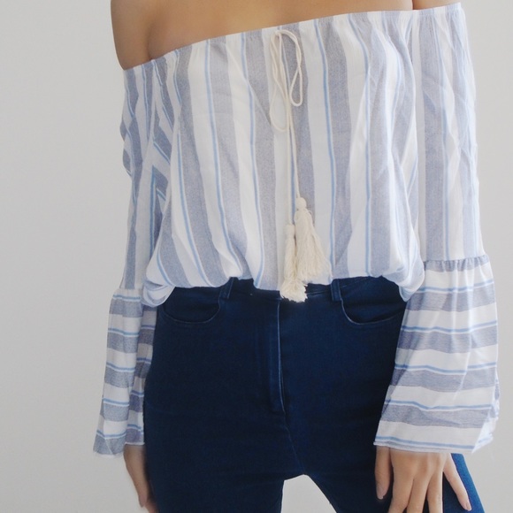 SOLD OUT ✖️ Bria Off The Shoulder Top - Picture 3 of 4