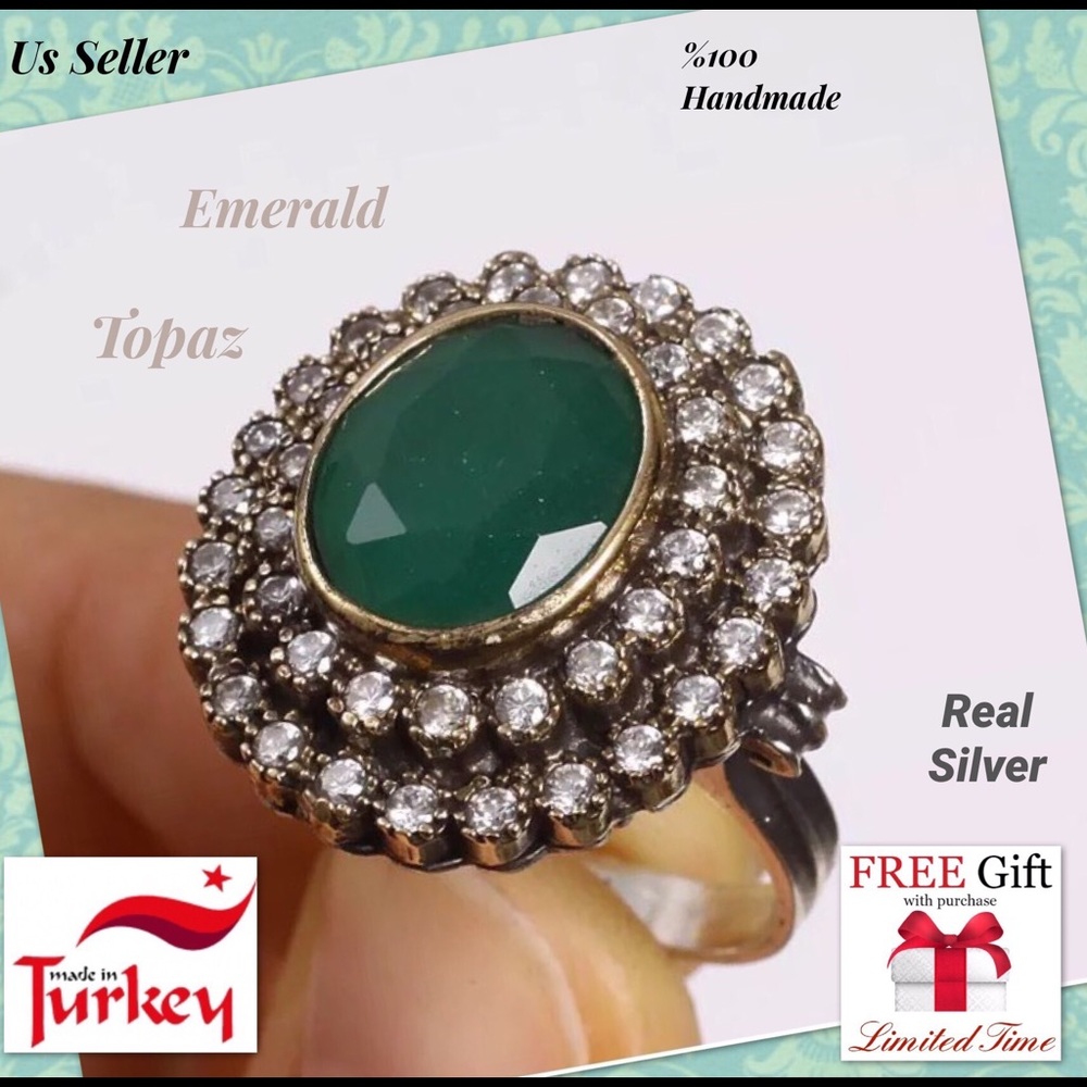🚨3DAY'S SALE🚨SILVER WOMEN RING
TURKISH HANDMADE