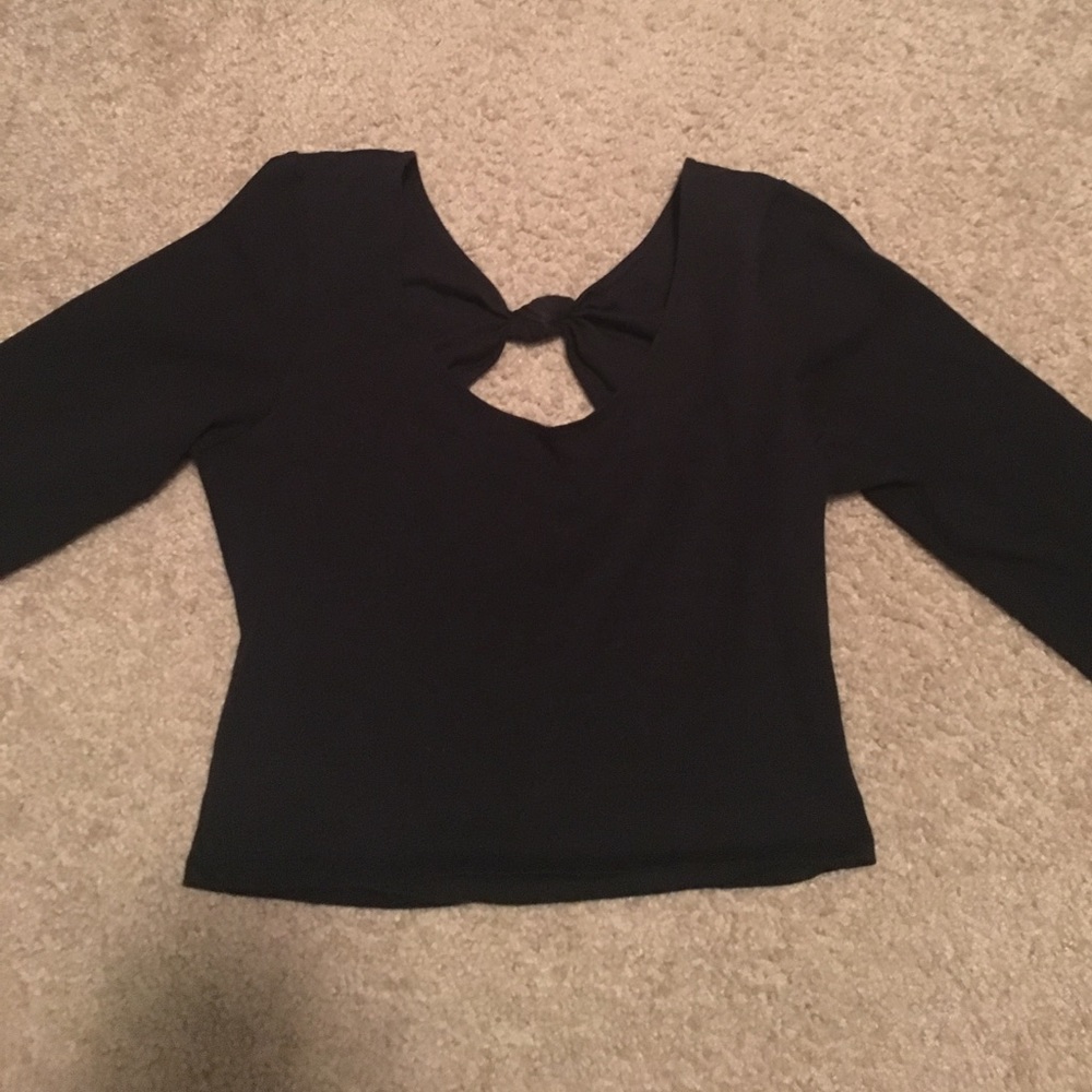 Billabong long sleeve crop top