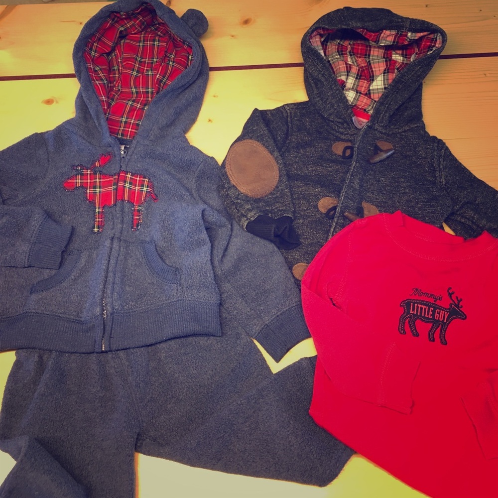 Carter's Matching Winter sets size 12 months