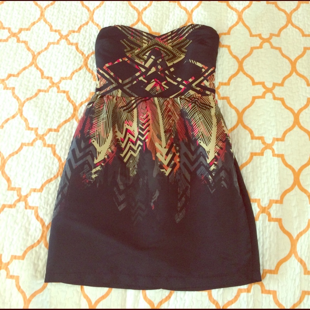 Strapless dress