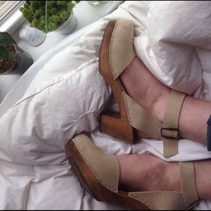 Anthropologie Swedish Clogs never worn