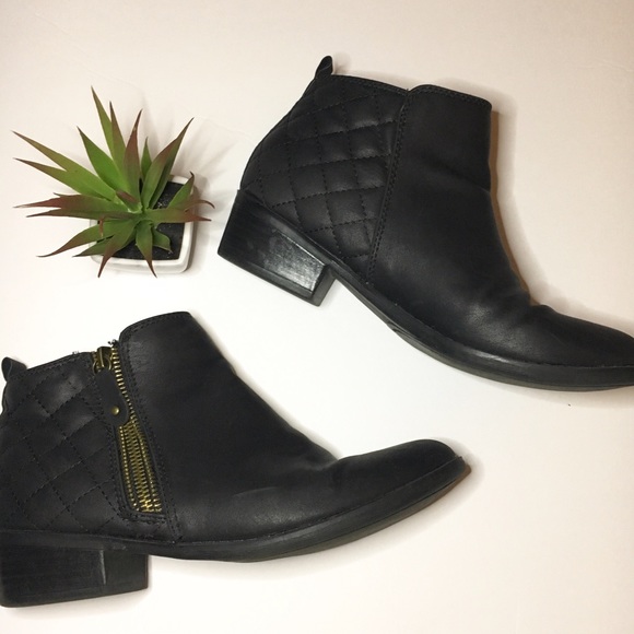 Rampage Shoes - Black Ankle Booties