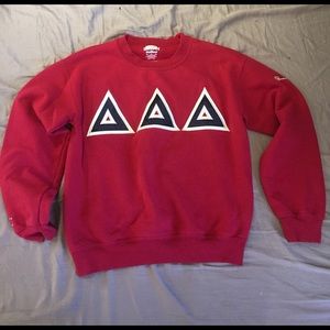 Tri Delta Letter sweatshirt (Delta Delta Delta)