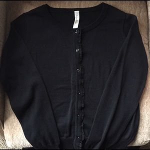 Long sleeve, button up, light weight sweater