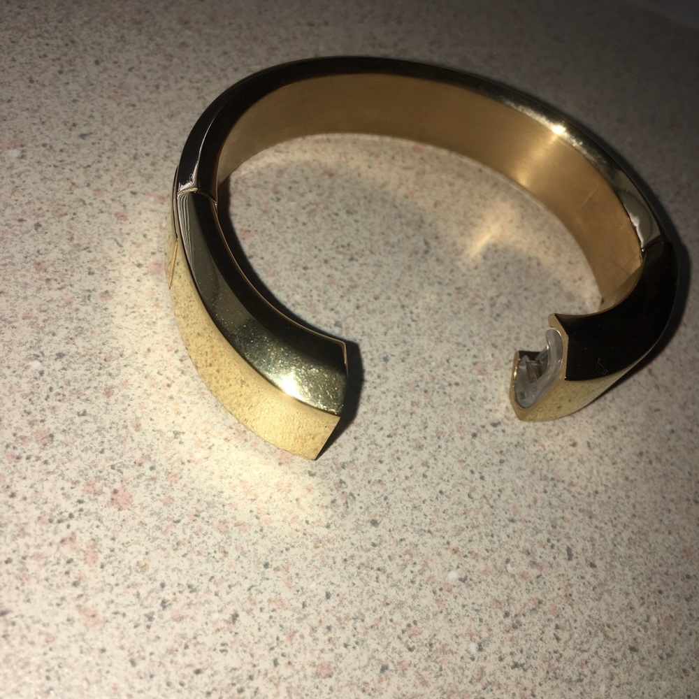 Fitbit Alta Gold Band.