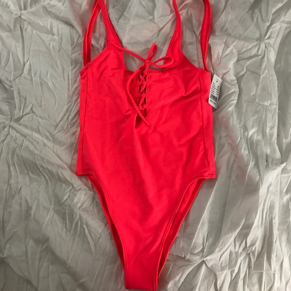 Cute, flirty, bright one piece!! - Picture 1 of 4